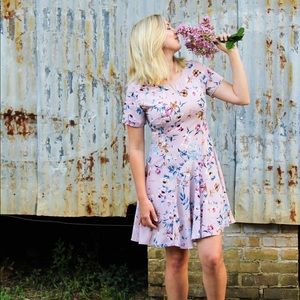 Lavender Swing Dress